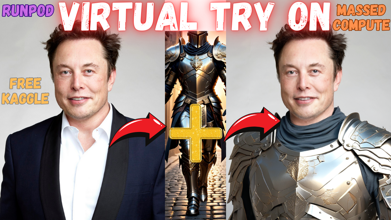 IDM-VTON: The Most Amazing Virtual Try Anything On - Windows, Massed Compute, RunPod & Kaggle